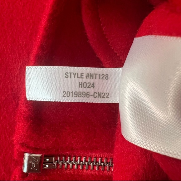 Madewell Wool Blend Double-Faced Rounded-Sleeve Jacket Bright Cherry Small NWOT - Picture 5 of 5